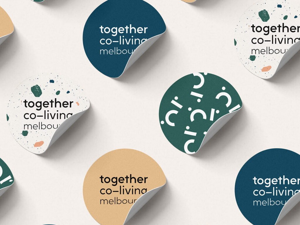 Together Co-Living stickers