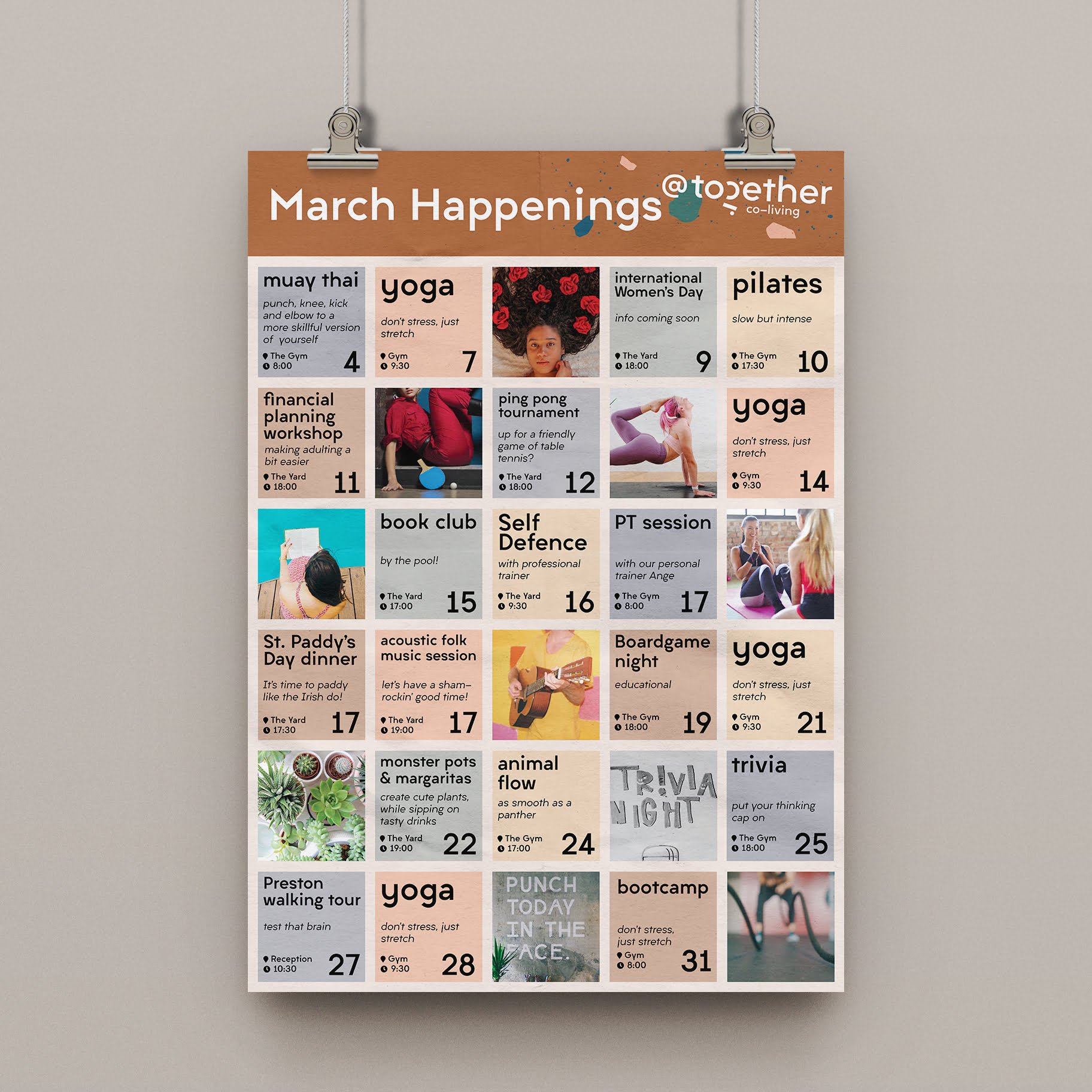 Together Co-Living Melbourne events calendar