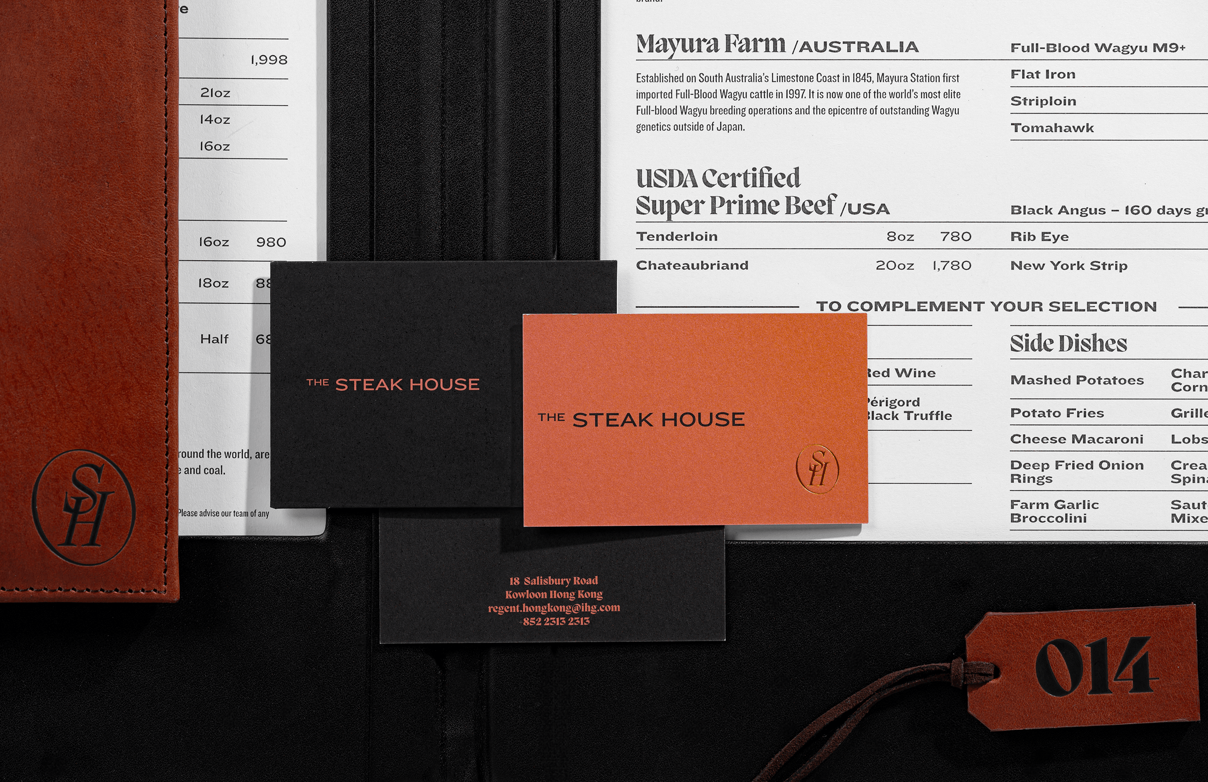 The Steak house restaurant at Regent Hong Kong
