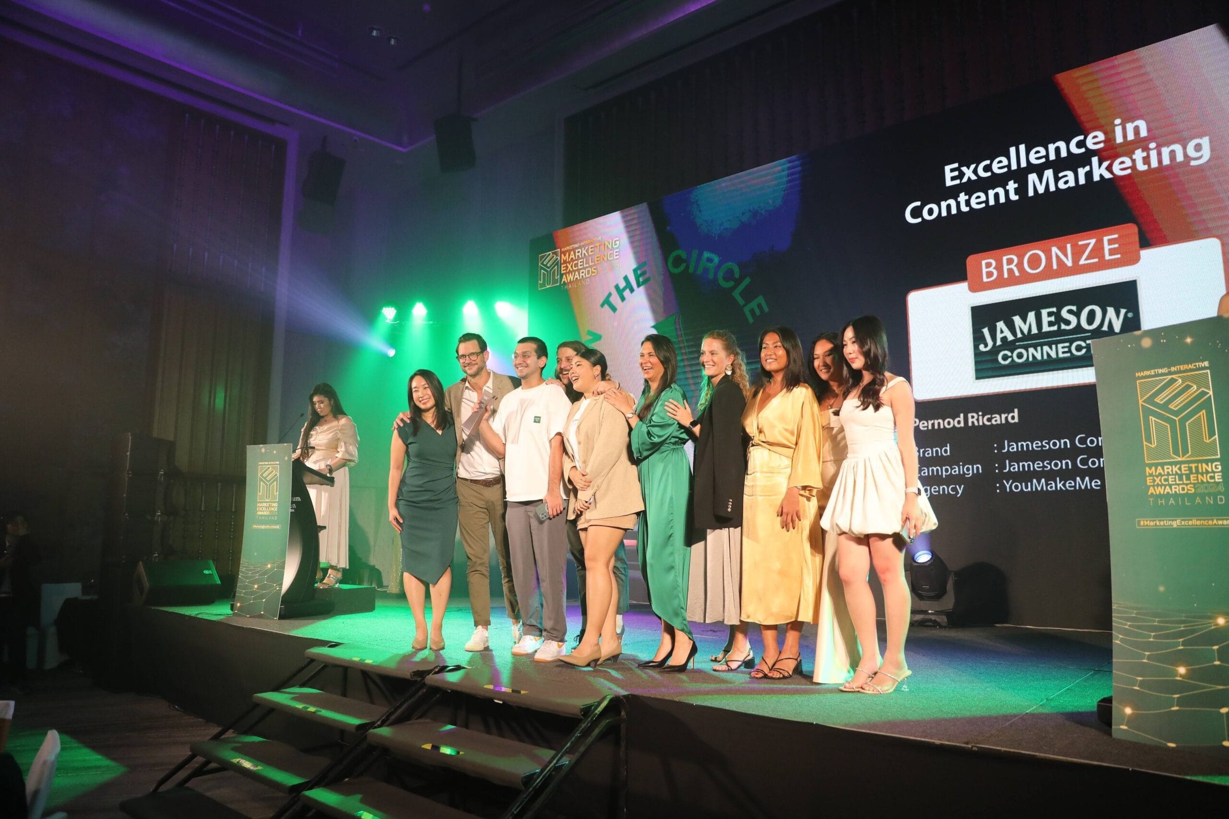 Marketing Excellence Bronze Award for Jameson Connects x YMM
