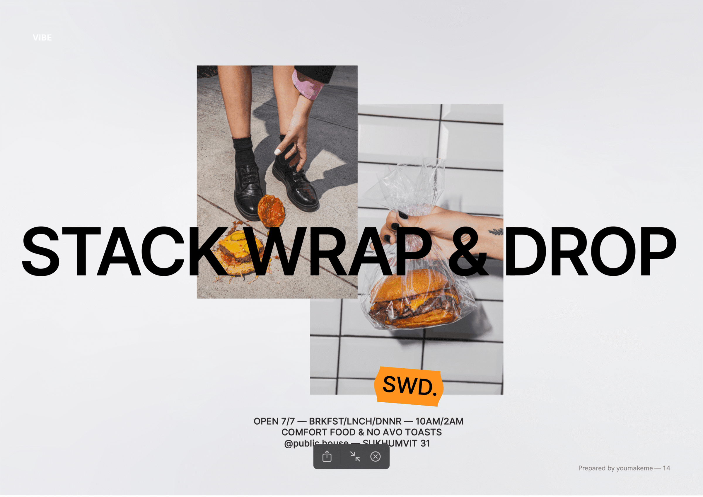 SWD - Brandbook Sample 01 SWD Bangkok | Restaurant at Public House Bangkok