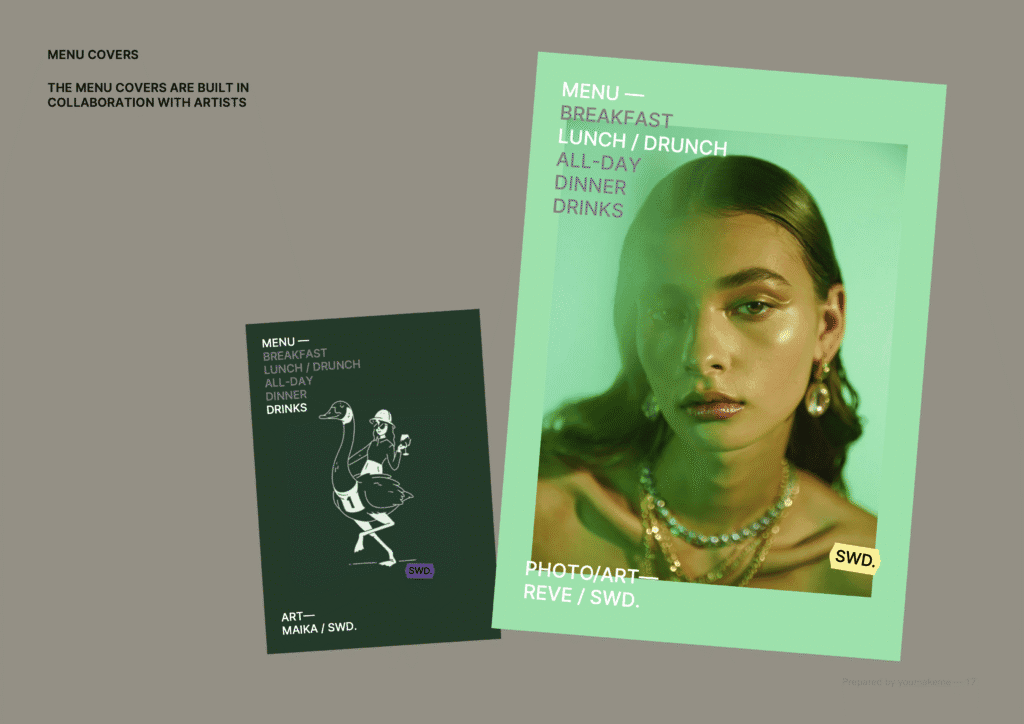 SWD - Brandbook Sample 03 SWD Bangkok | Restaurant at Public House Bangkok