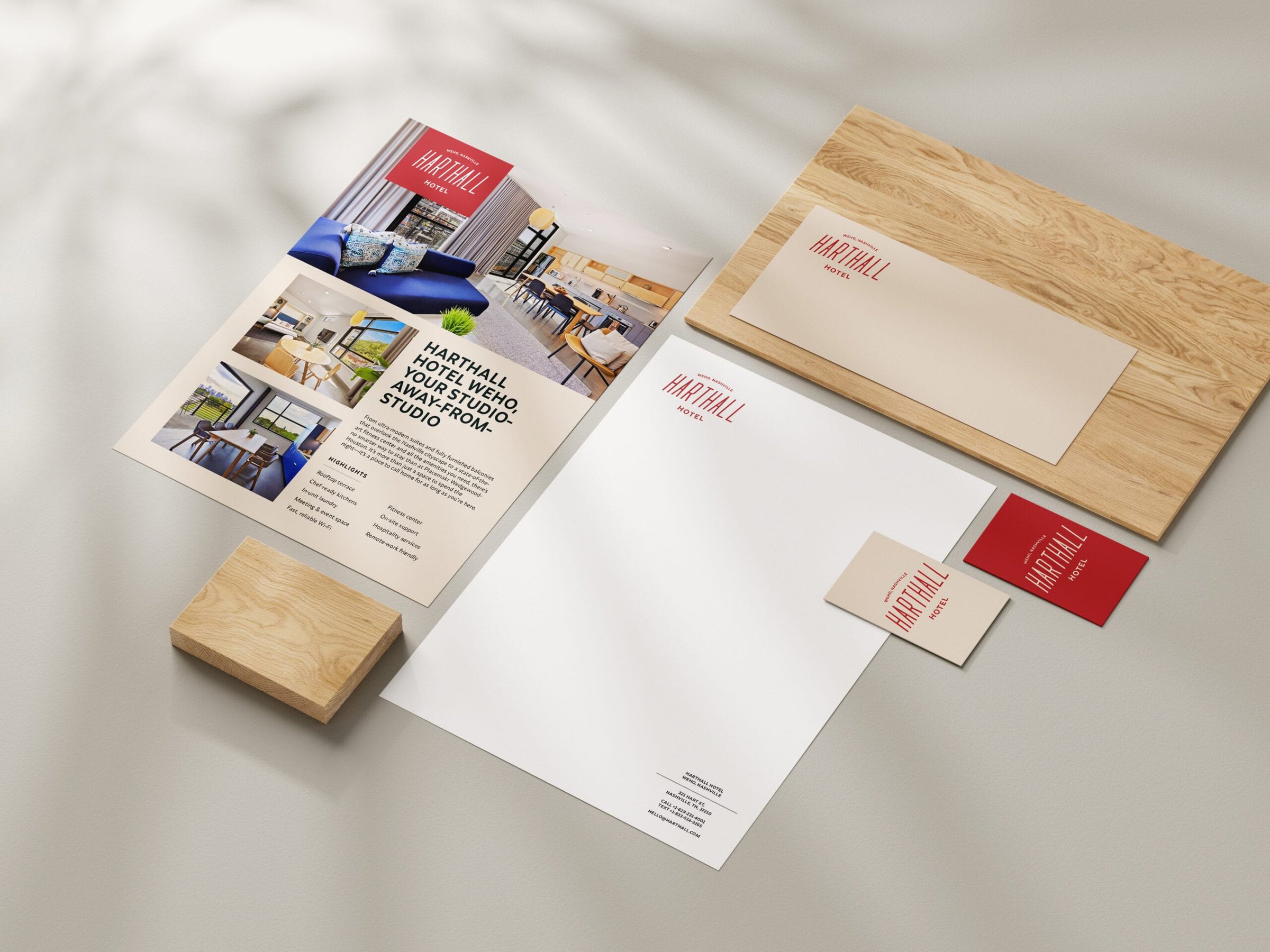 hartall hotel stationery