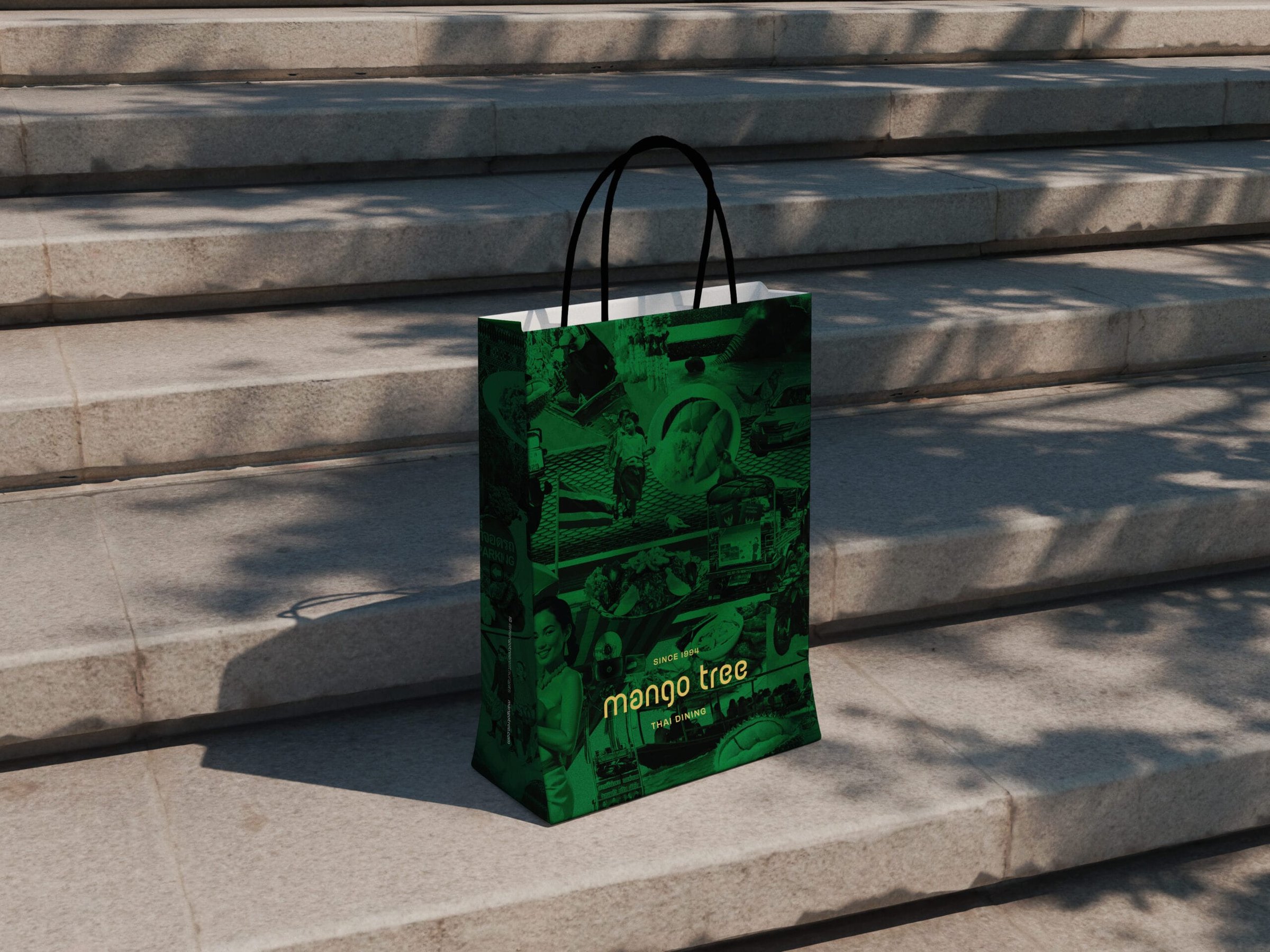 Mango Tree takeaway bag
