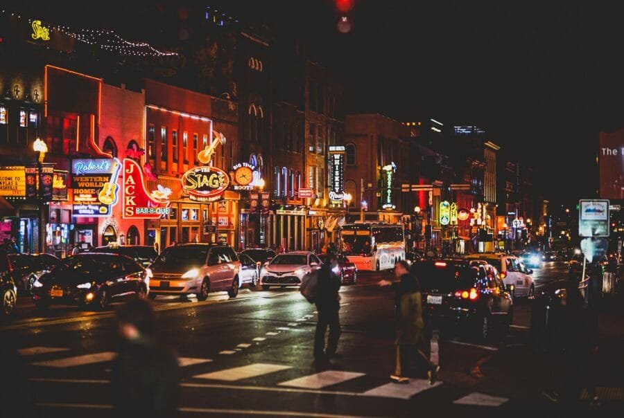 Nashville at night