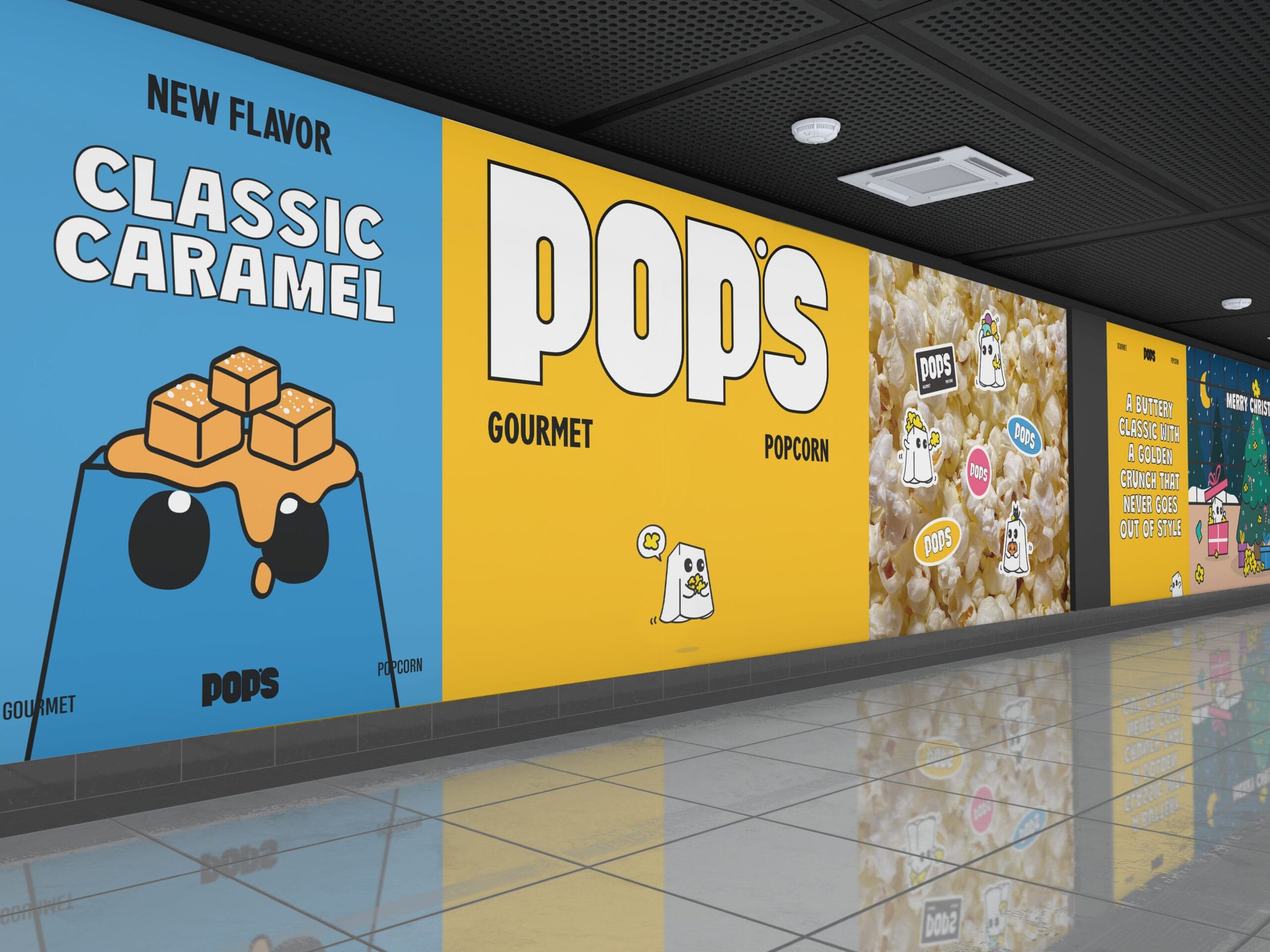 Pop's Gourmet Popcorn Branding | Branding Thailand